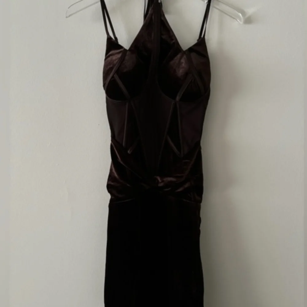 AKIRA Brown Dress Size Small - Picture 2 of 5